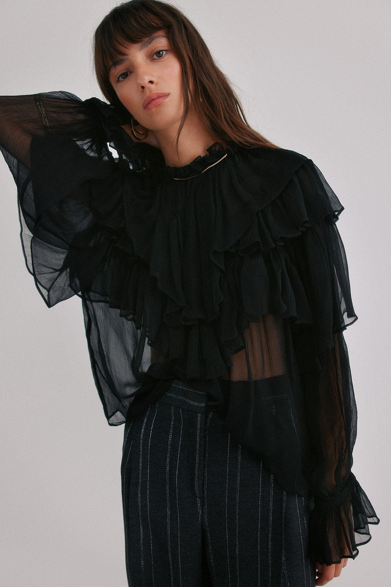 Hoss Intropia Giulia. Blusa rom&acirc;ntica
