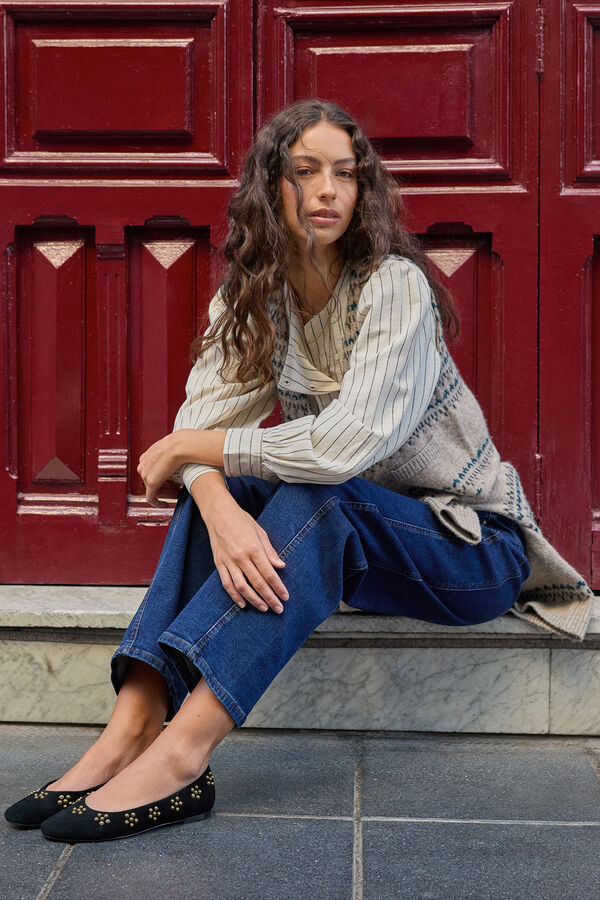 Hoss Intropia Benedetta. Vaqueros rectos Azul marino