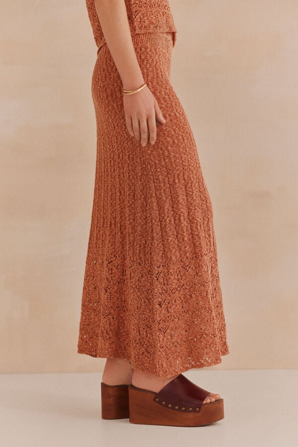 Hoss Intropia Ruth. Saia de malha Vermelho