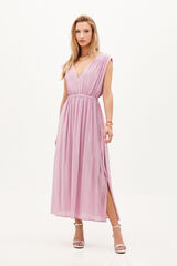 Hoss Intropia Leandra. Vestido midi con lurex Roxo