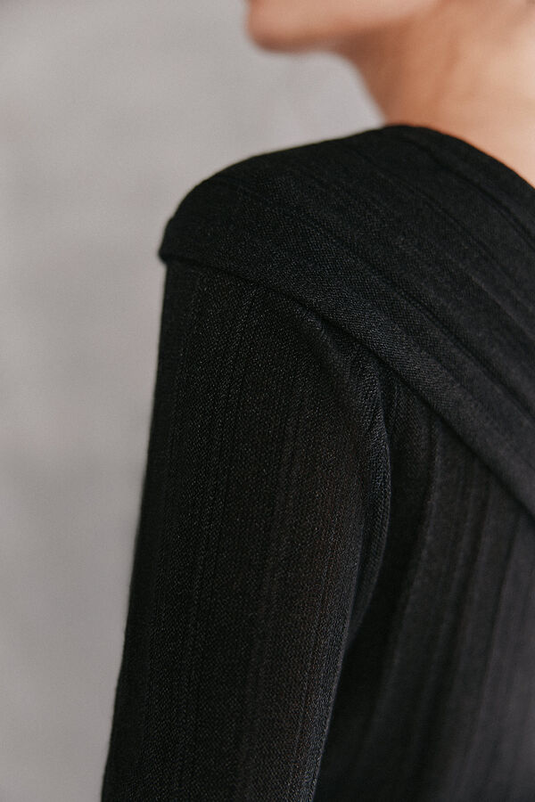 Hoss Intropia Tilly. Camisola assimétrica Preto