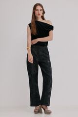 Hoss Intropia Becca. Vaquero bordado Gris oscuro