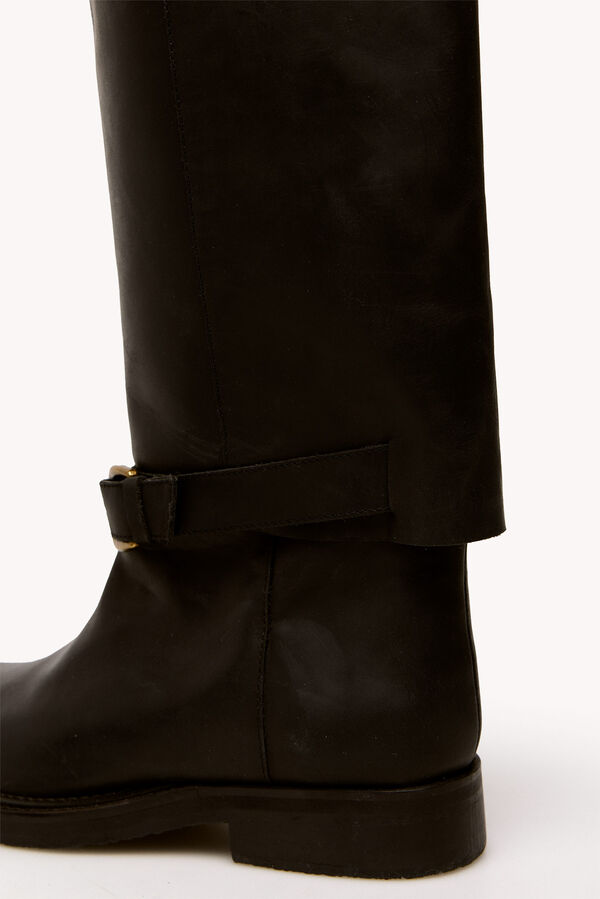 Hoss Intropia Marcela. Botas altas piel Negro
