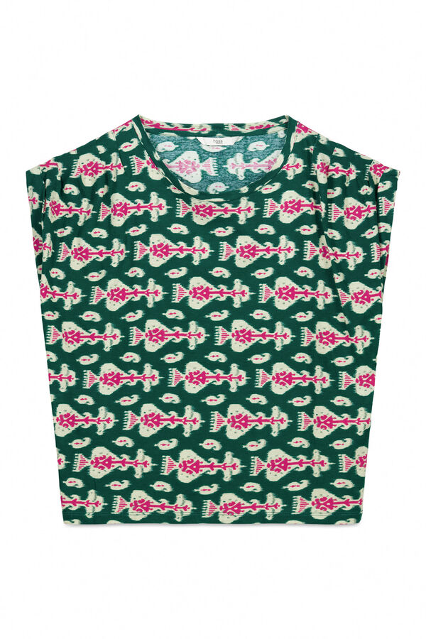 Hoss Intropia Mafalda. T-shirt estampada Verde