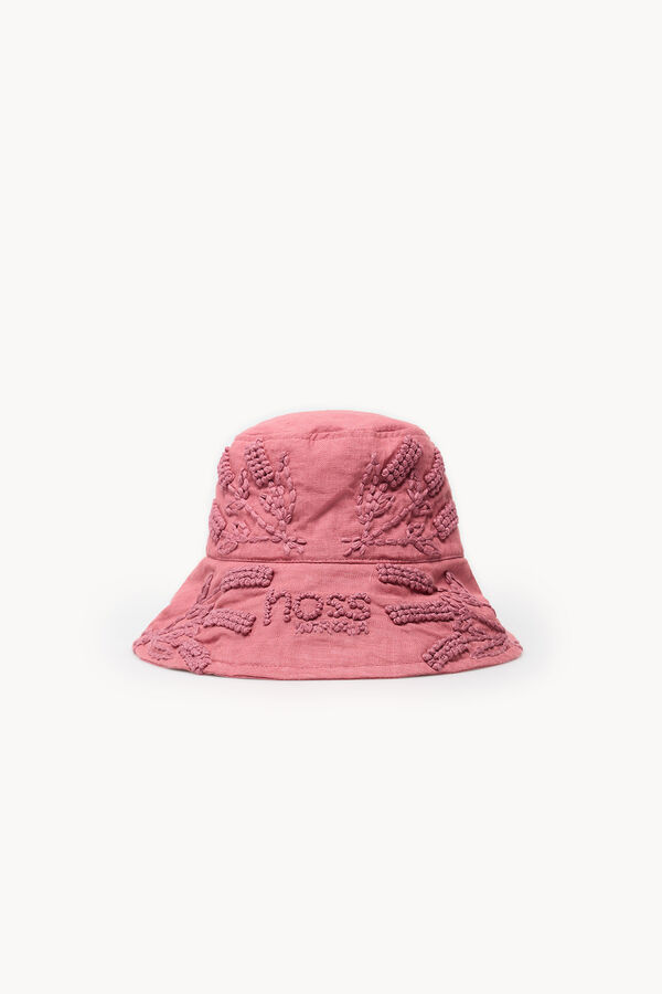 Hoss Intropia Meira. Gorro bordado em algodão Subiu