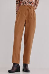 Hoss Intropia Piper. Cal&ccedil;a de la&ccedil;ada Beige