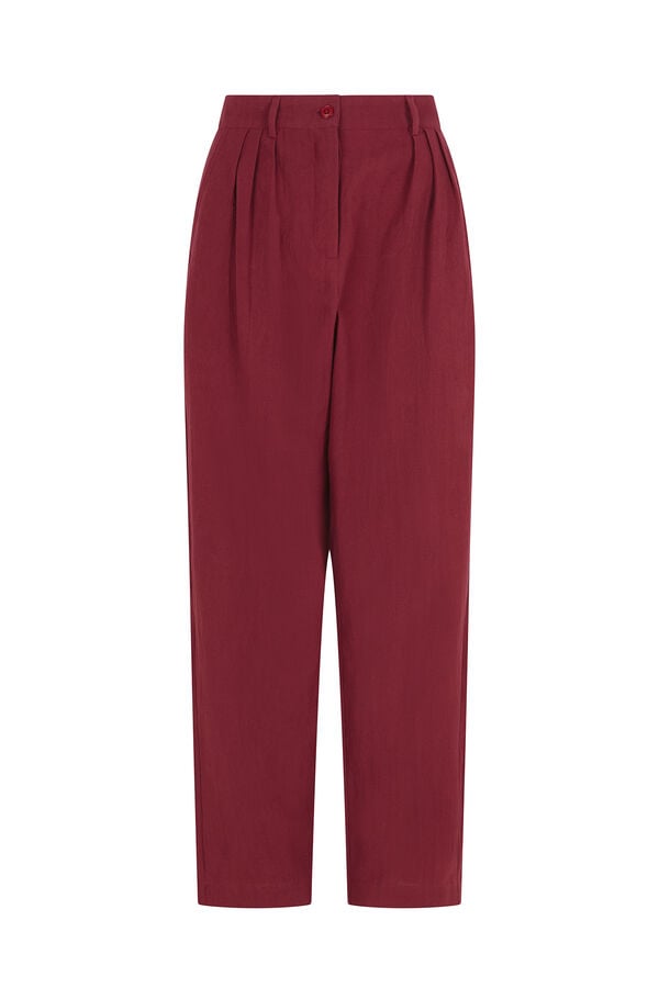 Hoss Intropia Philippa. Pantalones con pliegues Rosa