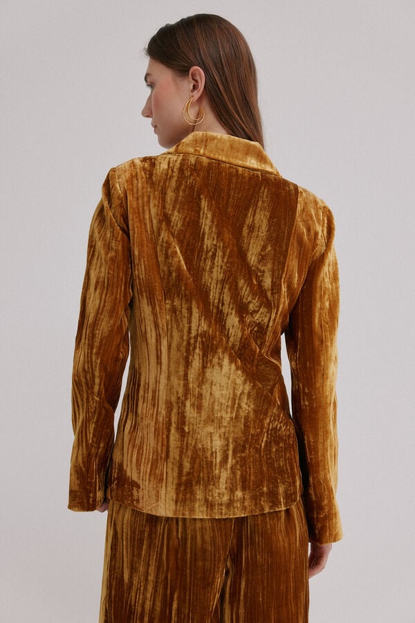 Hoss Intropia Erin. Blazer con lazada Dorado