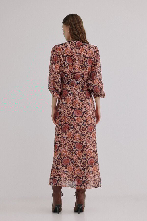 Hoss Intropia Aitana. Vestido estampado Estampado Marron