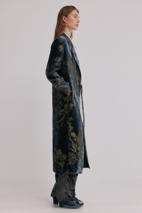 Hoss Intropia Elodie. Chaqueta jacquard Azul marino