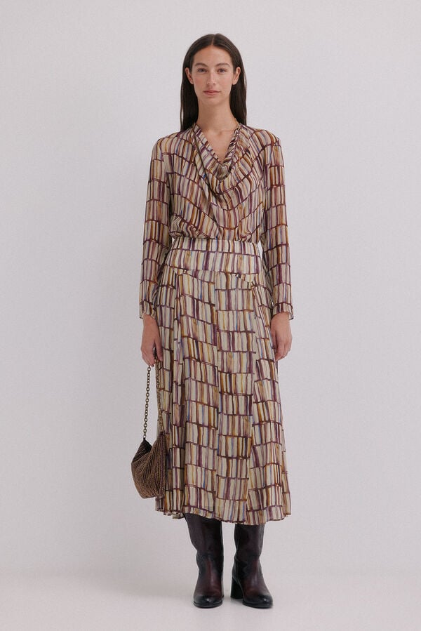 Hoss Intropia Rita. Falda fluida Lila