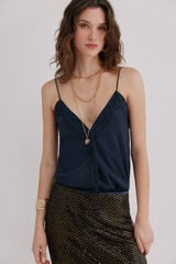 Hoss Intropia Cristina. Top de lingerie Preto