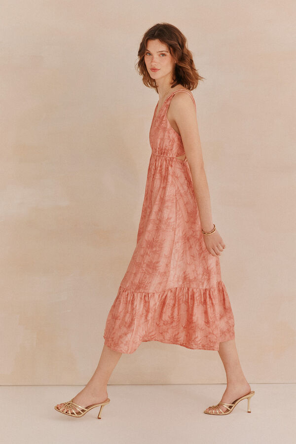 Hoss Intropia &Aacute;ngela. Vestido jaquard Rosa