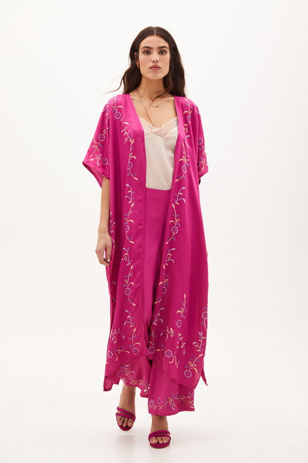 Hoss Intropia Adela. Kimono largo bordado Subiu