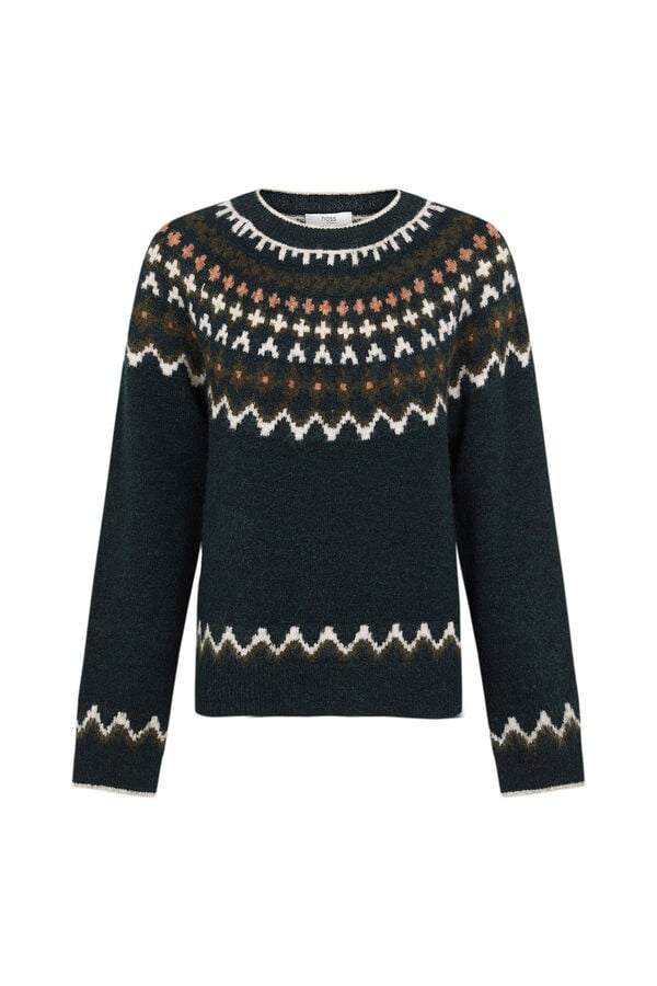 Hoss Intropia Ilma. Jersey grecas Verde