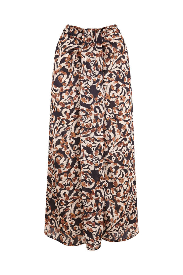 Hoss Intropia Omaira. Saia com n&oacute; central  Multicolorido