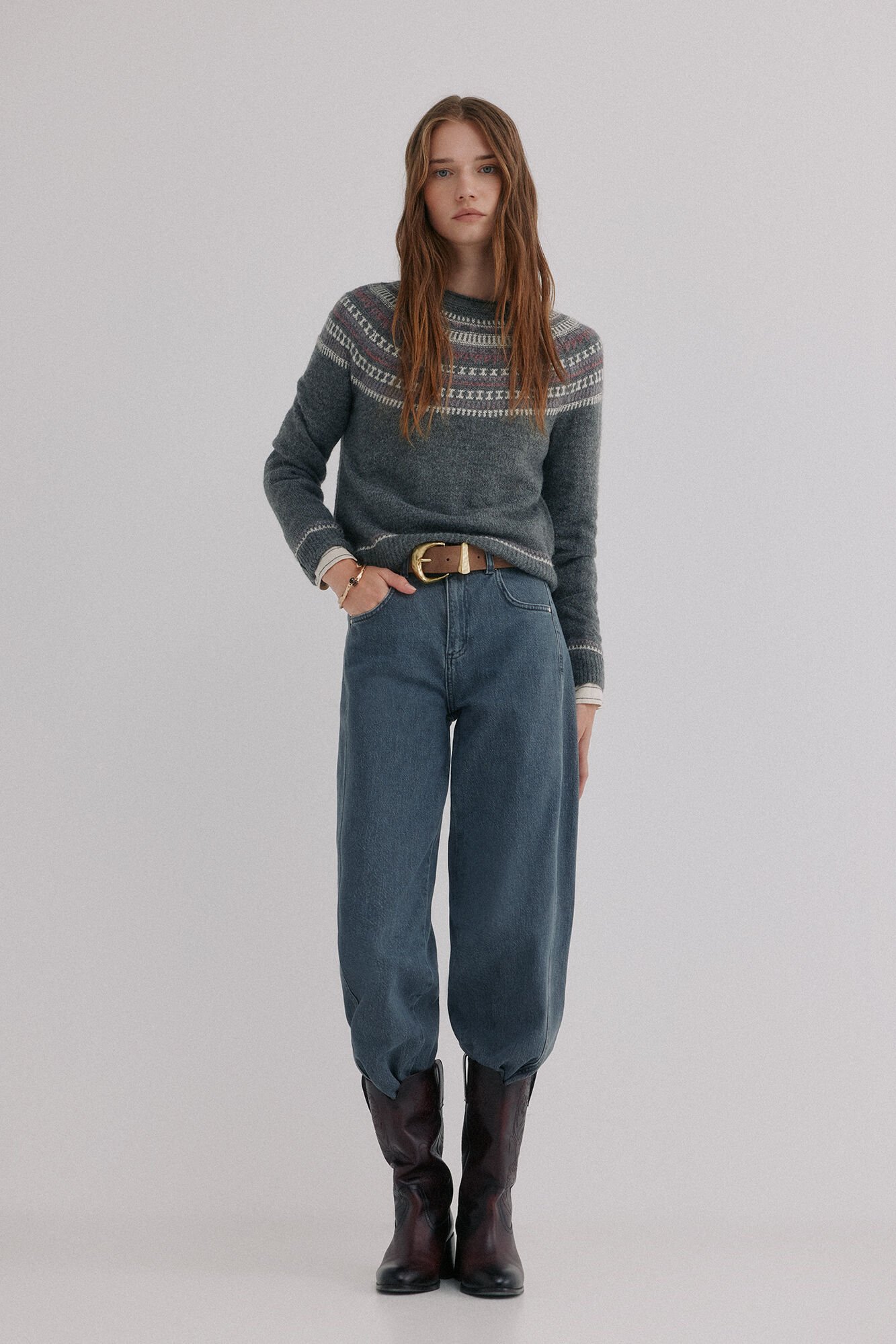 Hoss Intropia Nia. Jersey con motivos