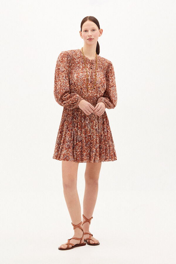 Hoss Intropia Bego&ntilde;a Vestido corto estampado Marron