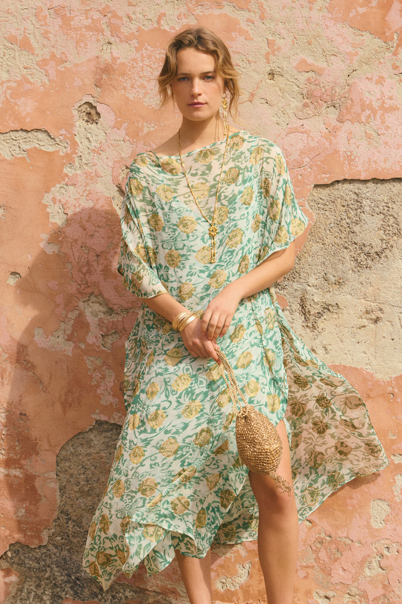 Hoss Intropia Lucille. Vestido jaquard fluido