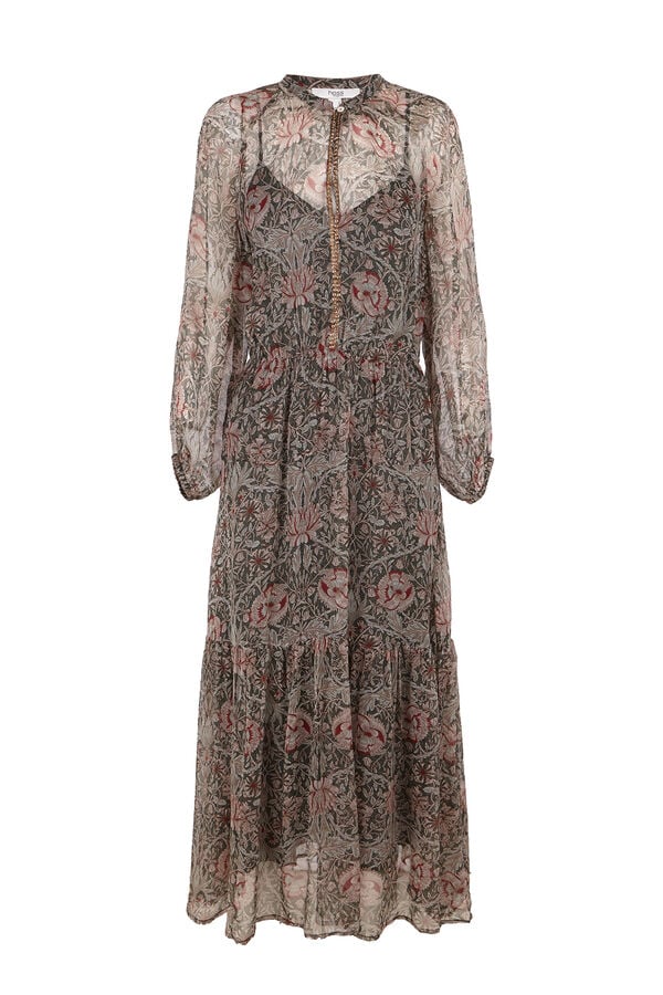 Hoss Intropia Aina. Vestido estampado Estampado Verde