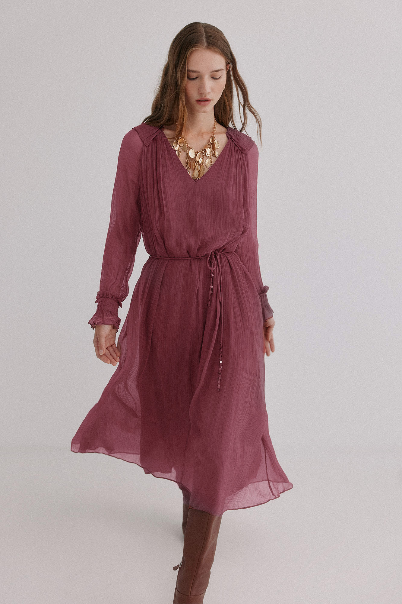 Hoss Intropia Alejandra. Vestido fluido