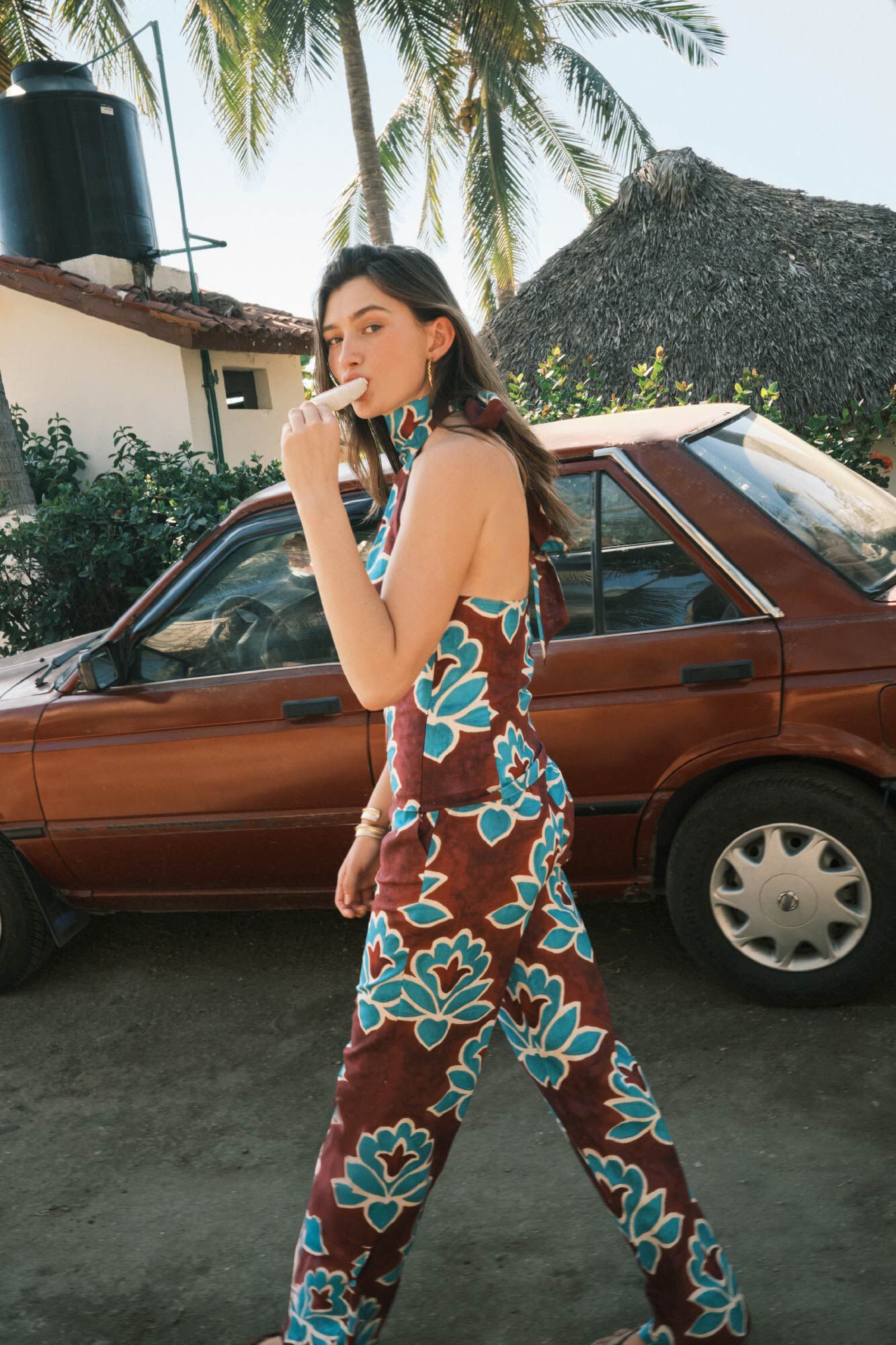 Hoss Intropia Poline. Pantalones estampados