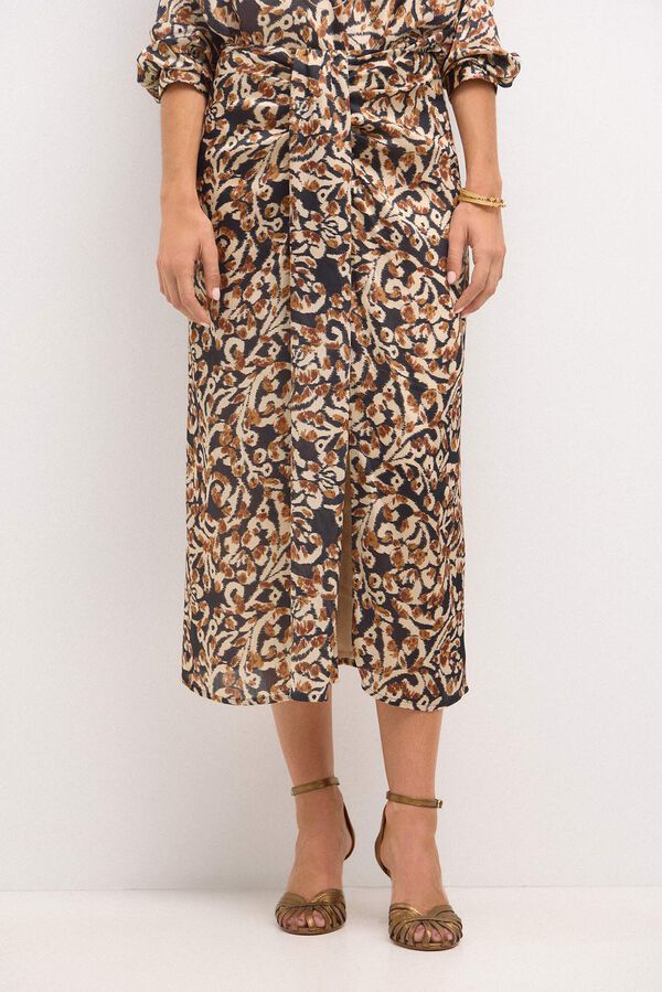 Hoss Intropia Omaira. Saia com n&oacute; central  Multicolorido