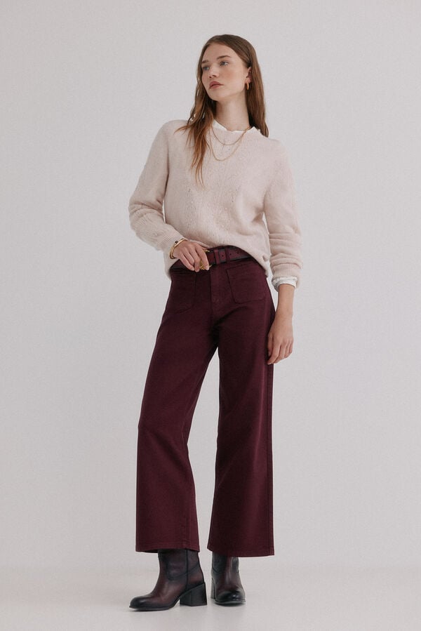 Hoss Intropia Isabella. Camisola vazado Beige