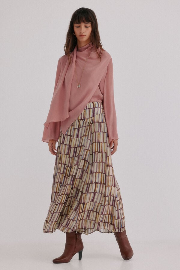 Hoss Intropia Rita. Falda fluida Lila