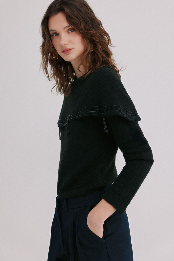 Hoss Intropia Izar. Jersey con capa Negro