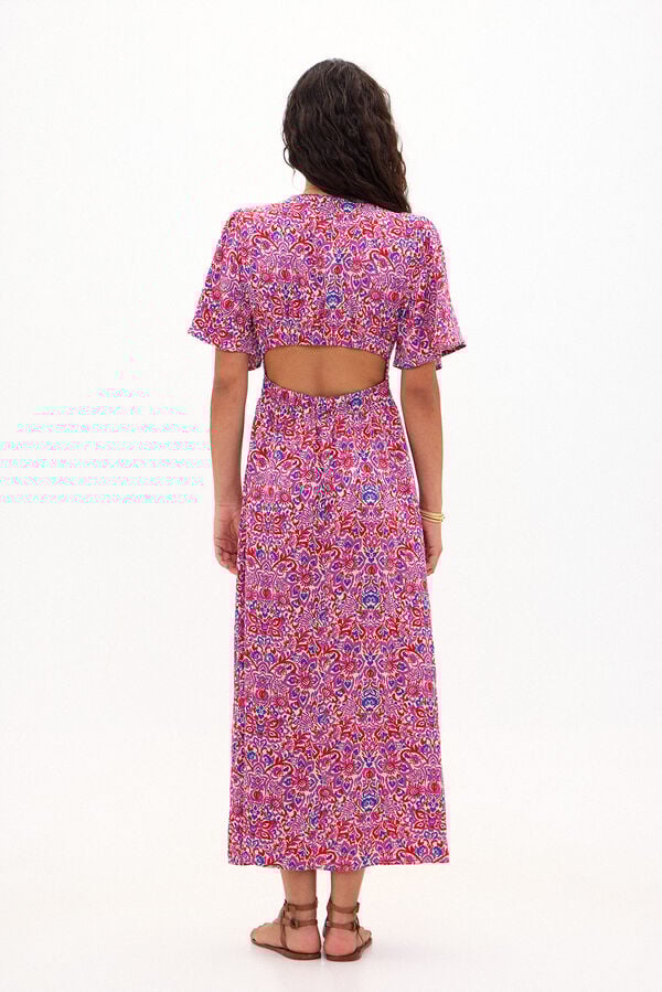 Hoss Intropia Famela. Vestido cuello pico Multicolor