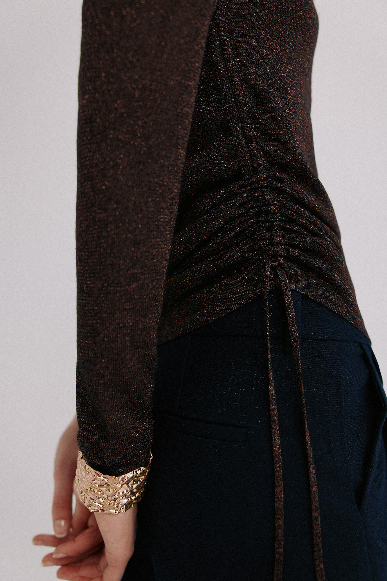 Hoss Intropia Imani. Jersey con frunces