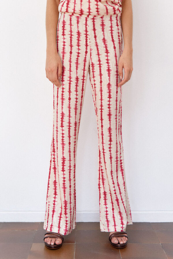 Hoss Intropia Joana. Pantalones de jacquard estampados Multicolor