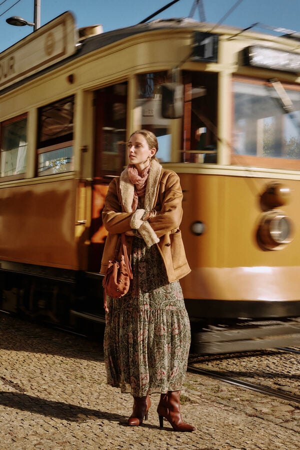 Hoss Intropia Aina. Vestido estampado Estampado Verde