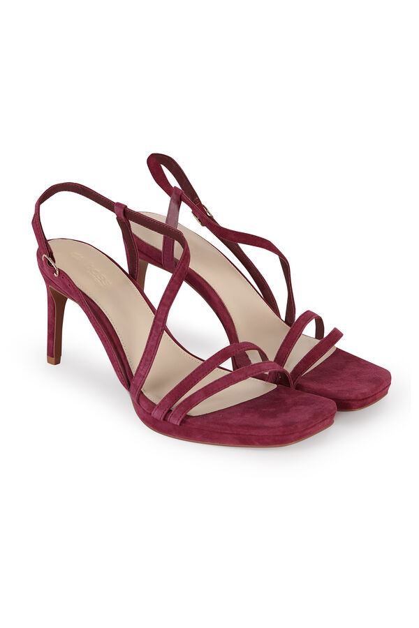 Hoss Intropia Mireia. Sandalias tac&oacute;n ante Lila