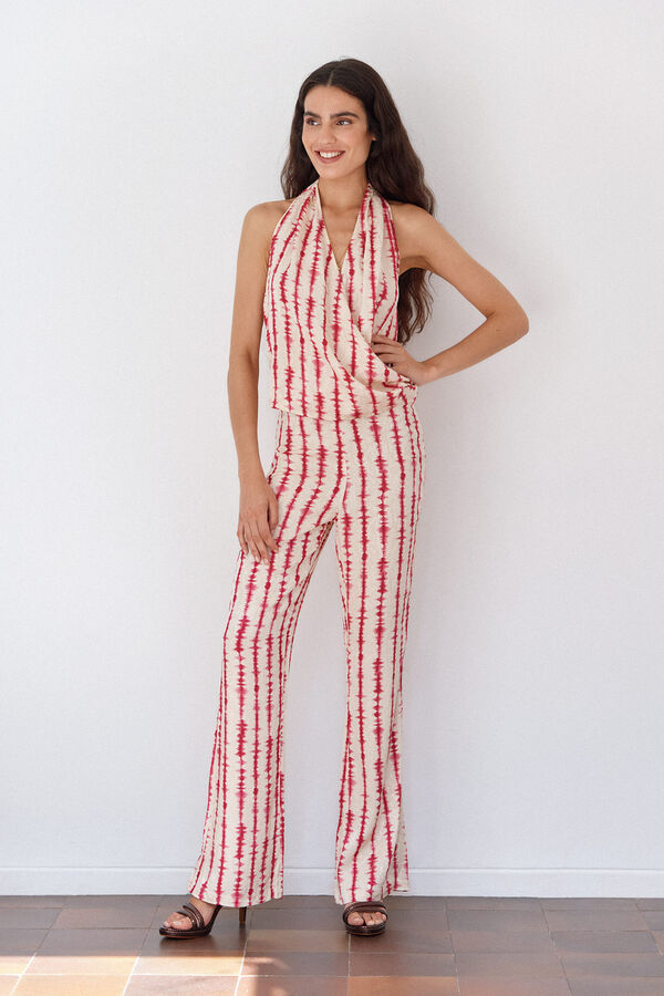 Hoss Intropia Joana. Pantalones de jacquard estampados Multicolor