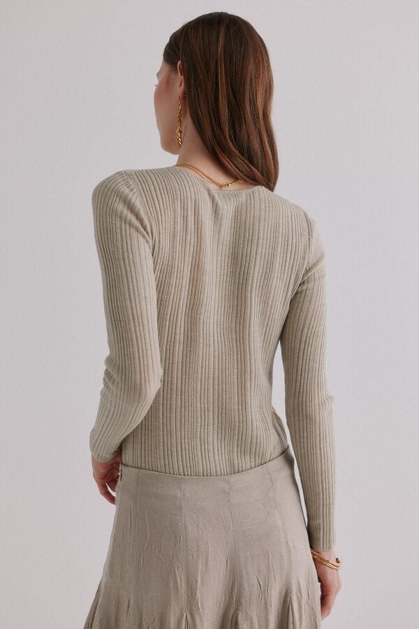 Hoss Intropia Nabila. Top con detalle de nudo Verde