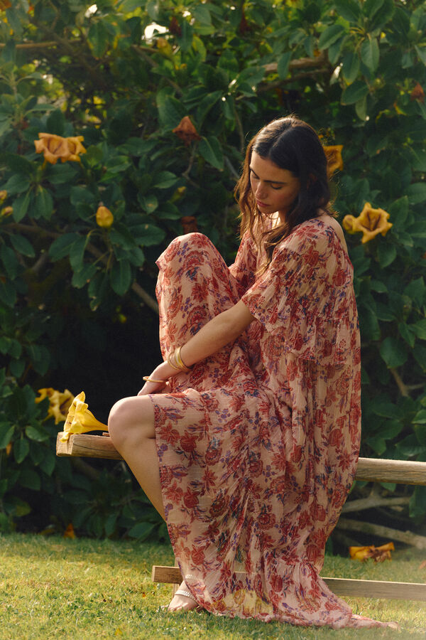 Hoss Intropia &Aacute;ria. Vestido fluido Dourado