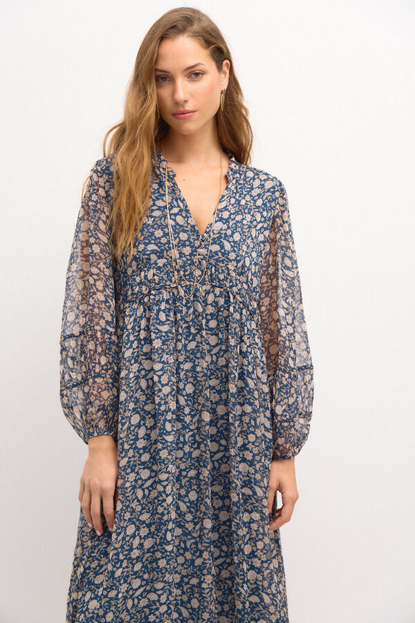 Hoss Intropia Rosalia. Vestido de diario. Azul