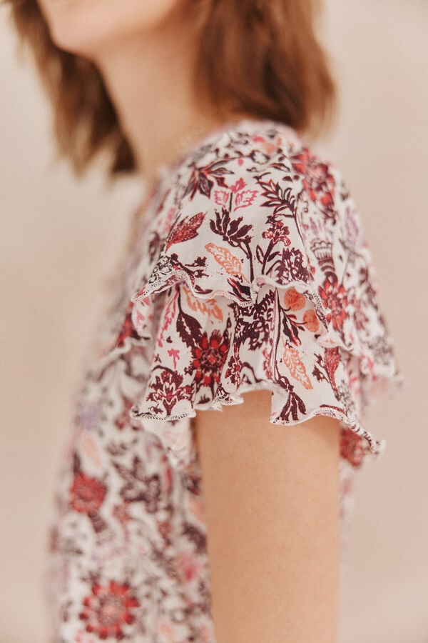 Hoss Intropia Marian. Camiseta estampada Multicolor