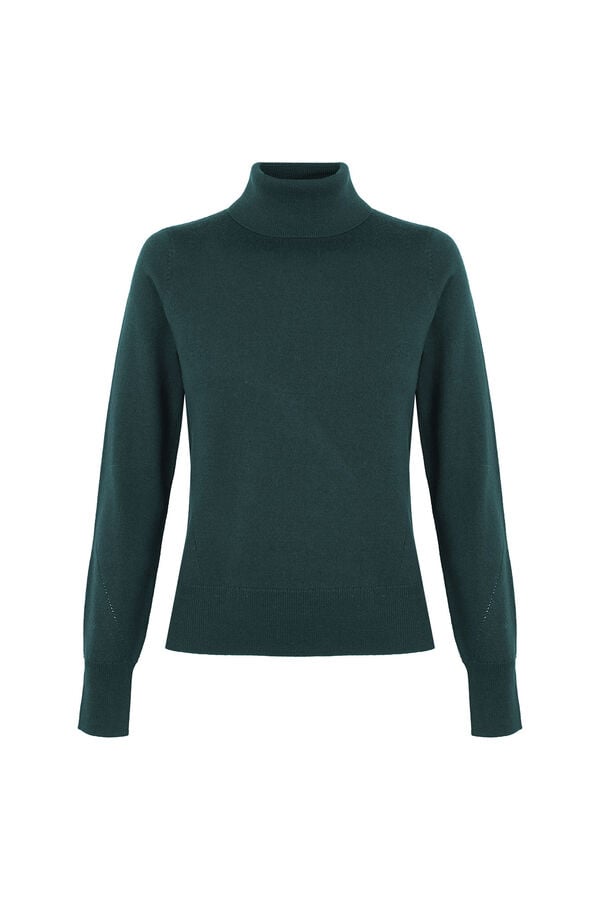 Hoss Intropia Ilse. Camisola de gola alta Verde