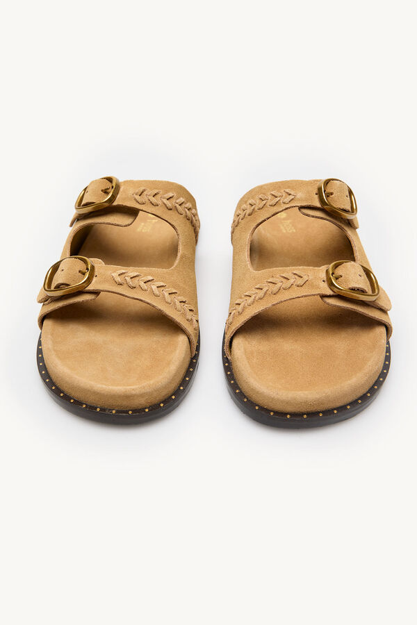 Hoss Intropia Maisa. Sandalias de serraje Arena