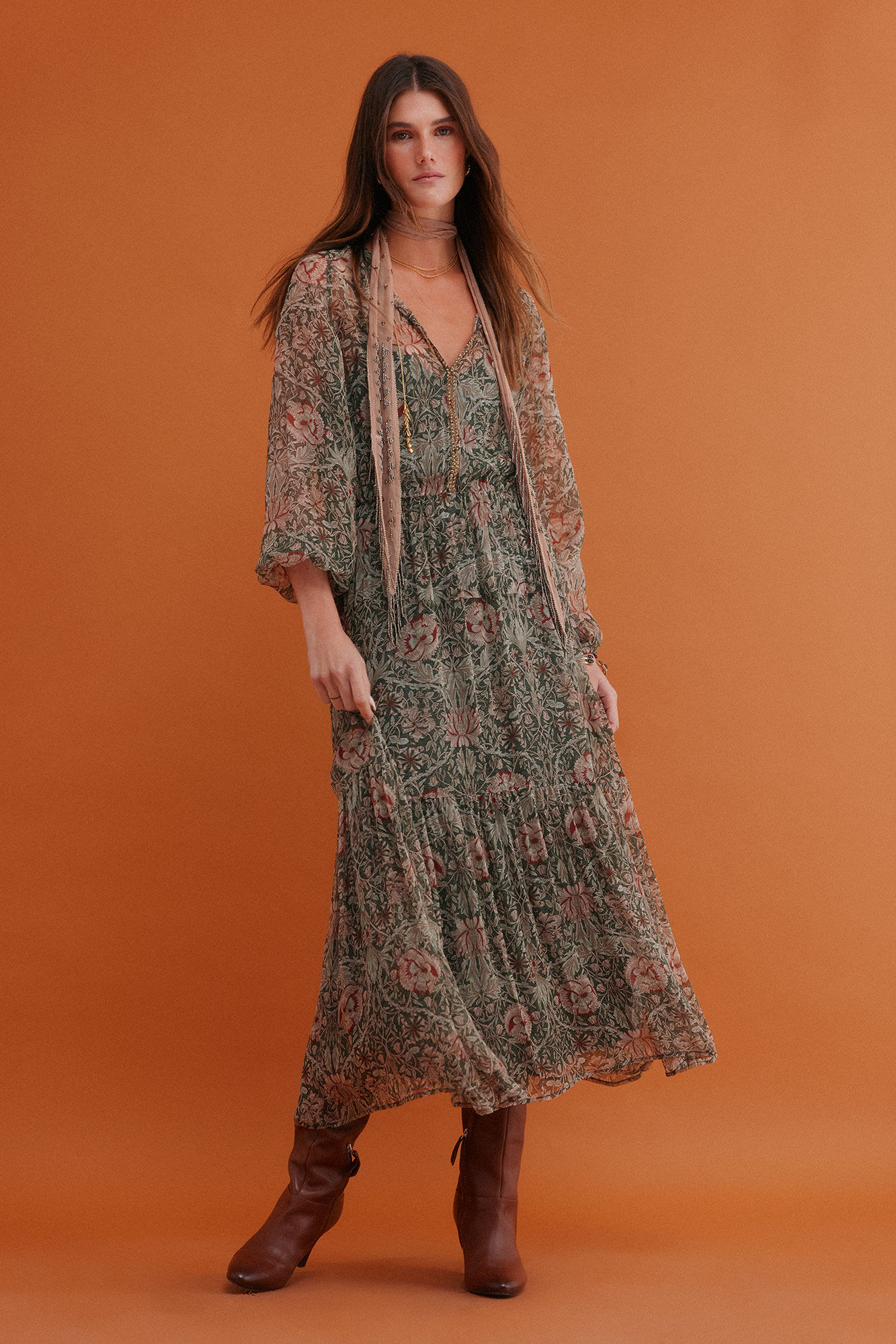 Hoss Intropia Aina. Vestido estampado