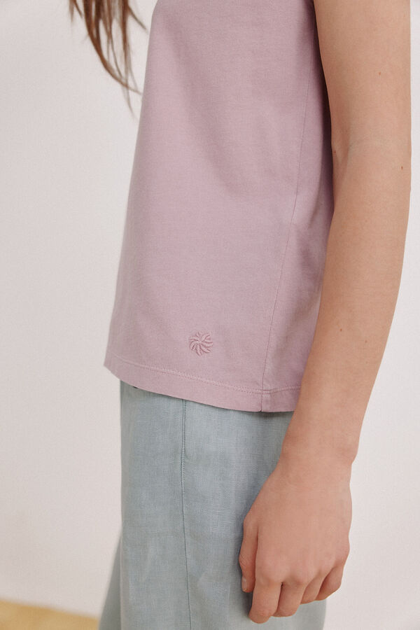 Hoss Intropia Momo. T-shirt lavada Roxo