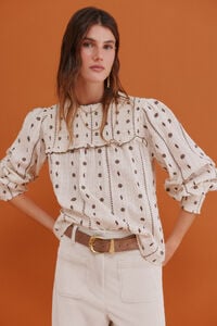 Hoss Intropia Catalina. Blusa com cintado = entallado