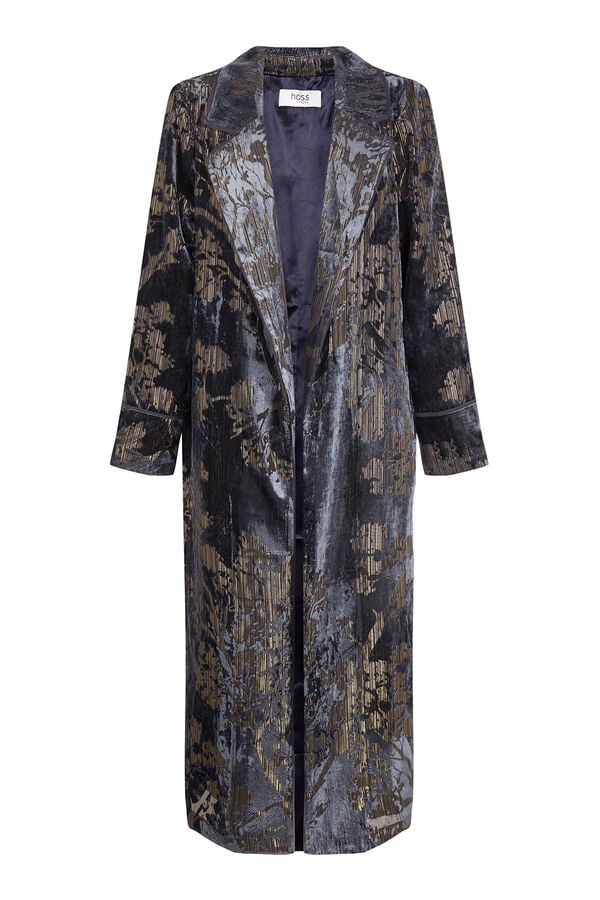 Hoss Intropia Elodie. Chaqueta jacquard Azul marino