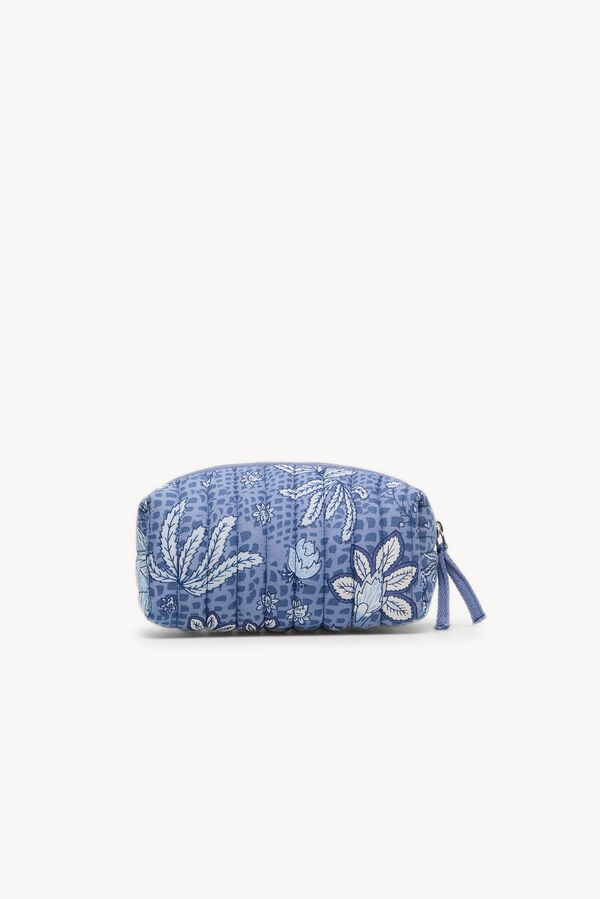 Hoss Intropia Nan. Neceser algod&oacute;n estampado Lila