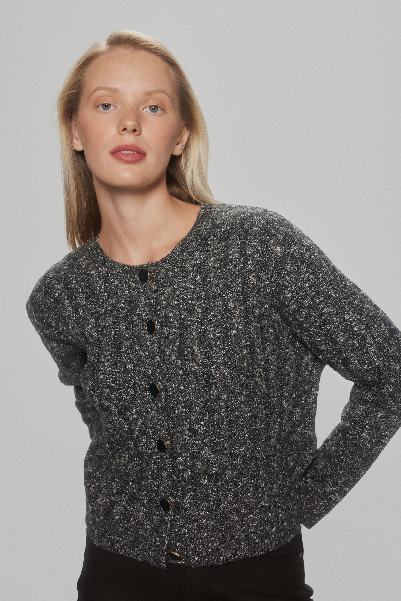 Pedro del Hierro chaqueta de ochos cropped