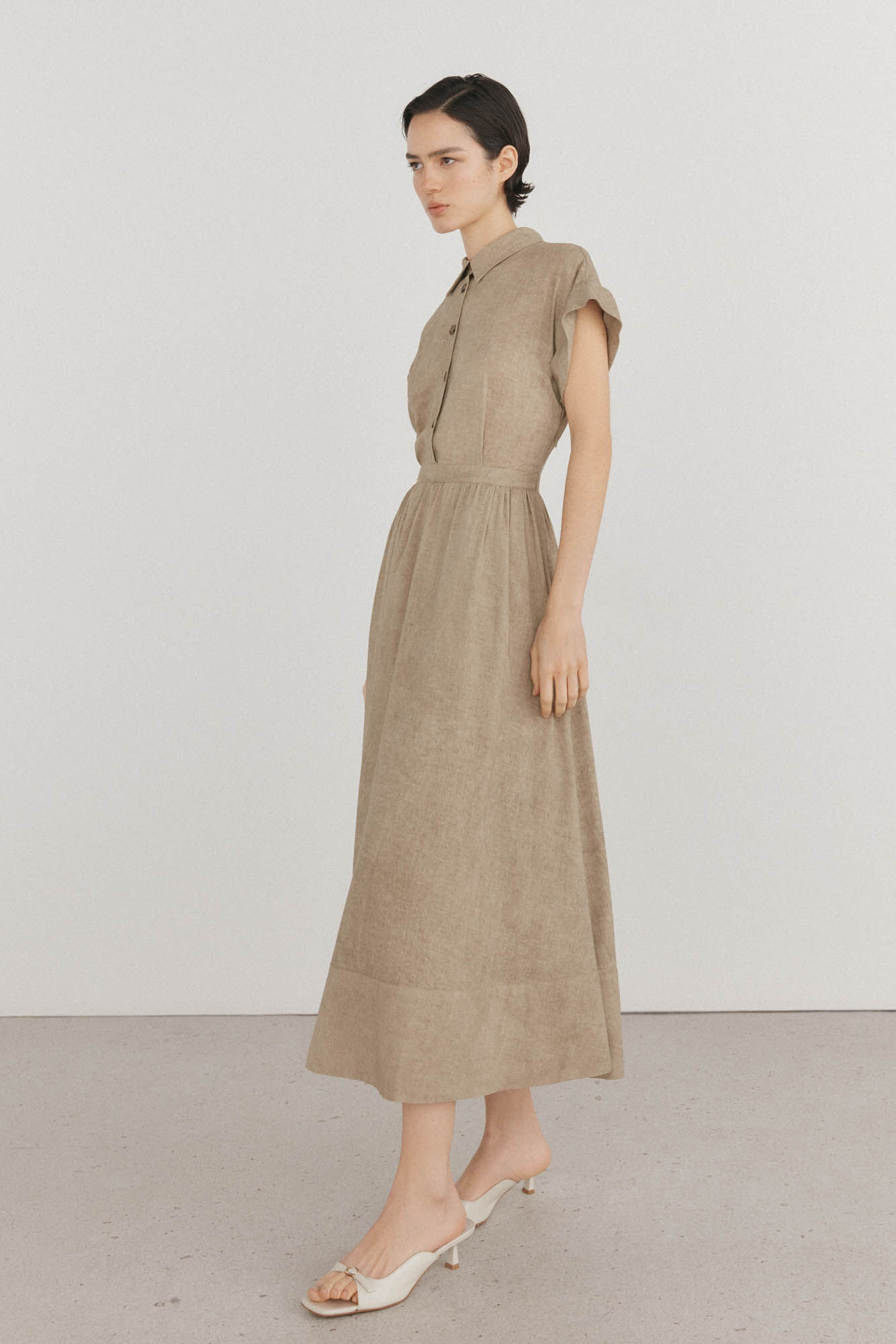 Pedro del Hierro Vestido de cintura subida