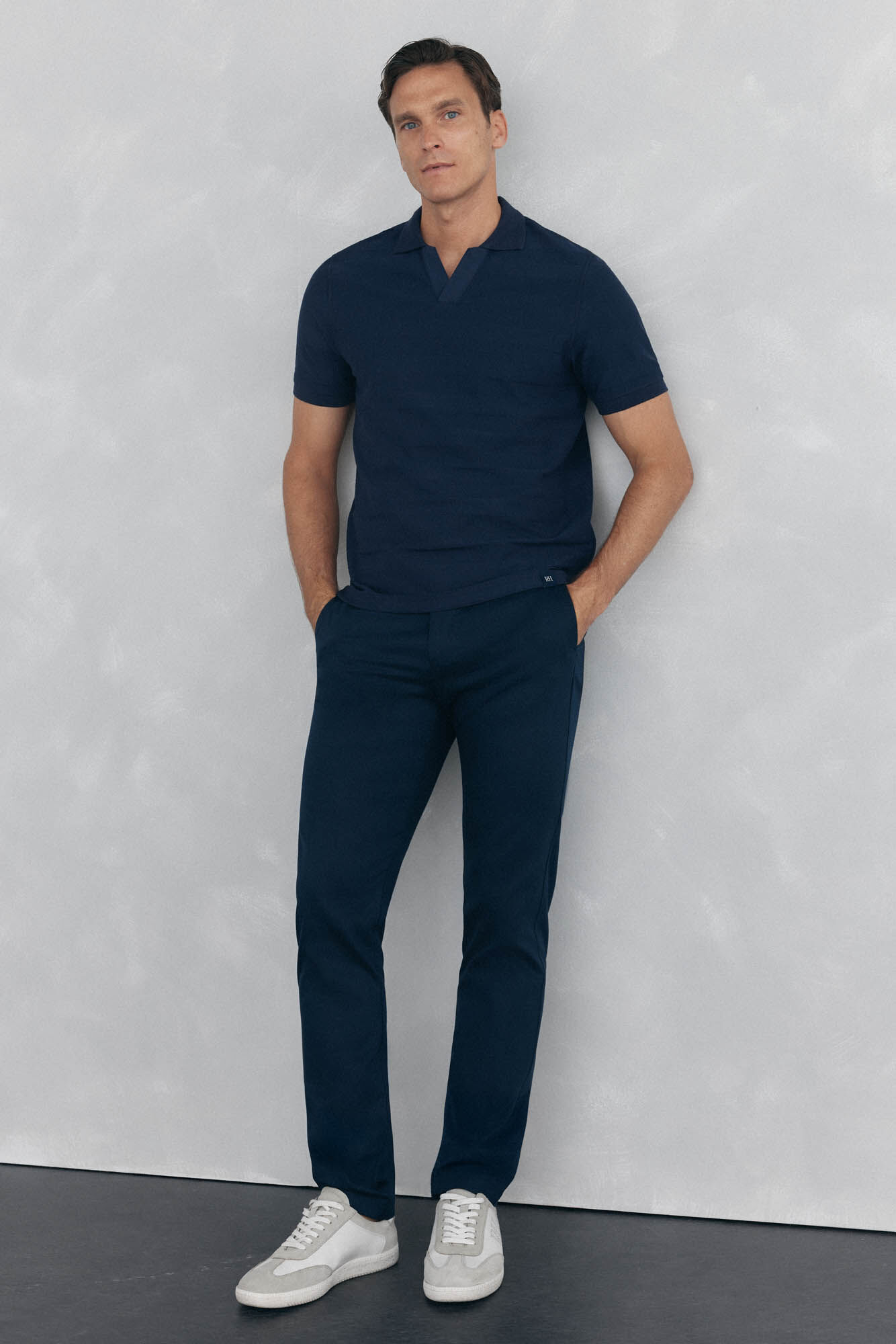 Pedro del Hierro Cal&ccedil;a cal&ccedil;as chino com estampa slim fit